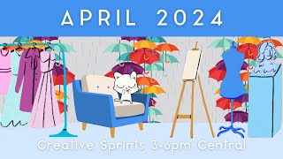 April 19, 2024 3-6pm CT - Creative Sprints