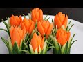 Carrot show  vegetable carving garnish  carrot tulips  tulips flower