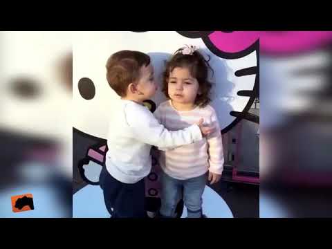 funny-baby-videos-)-baby-kissing-first-time,baby-funny-videos-2018