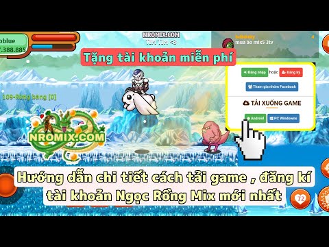 Sao Blue | Hướng dẫn chi tiết tải game tạo tài khoản game nro Mix mới nhất !