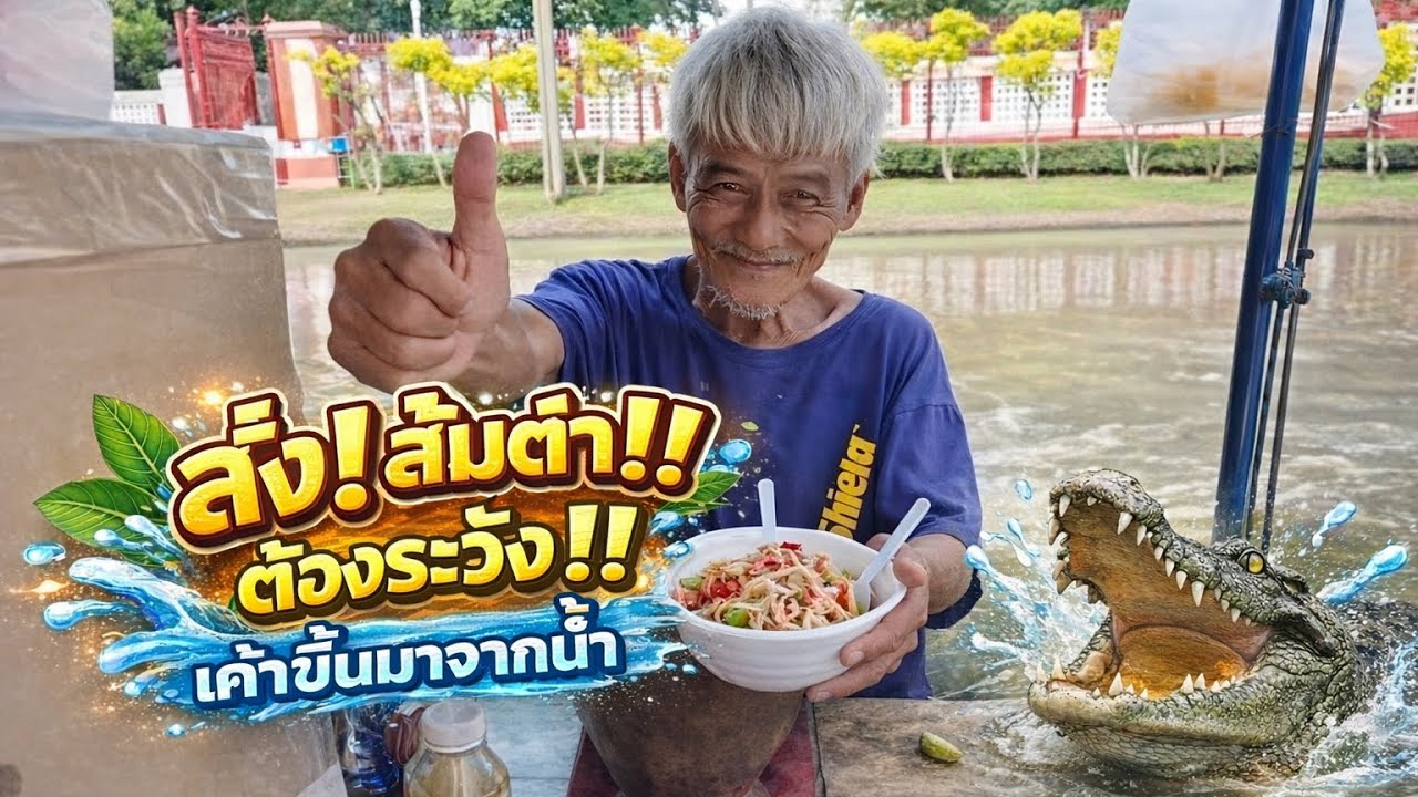 ส้มตำคุณลุงหัวใจนักสู้ ( ต้องระวังหลังตลอด )  