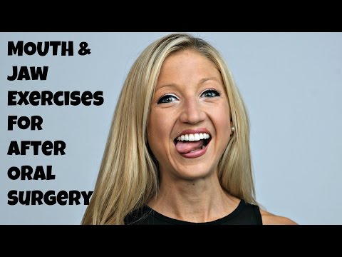Mouth And Jaw Exercises for AFTER oral Surgery. Quick Healing Oral Exercise Routine.