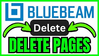 How To DELETE PAGES In Bluebeam (QUICK & EASY) 2026