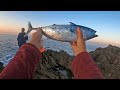Тунцовая пора в Черногории. Морская рыбалка на скалах