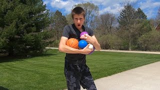 How Far Can I Hit These Random Balls With A Baseball Bat?