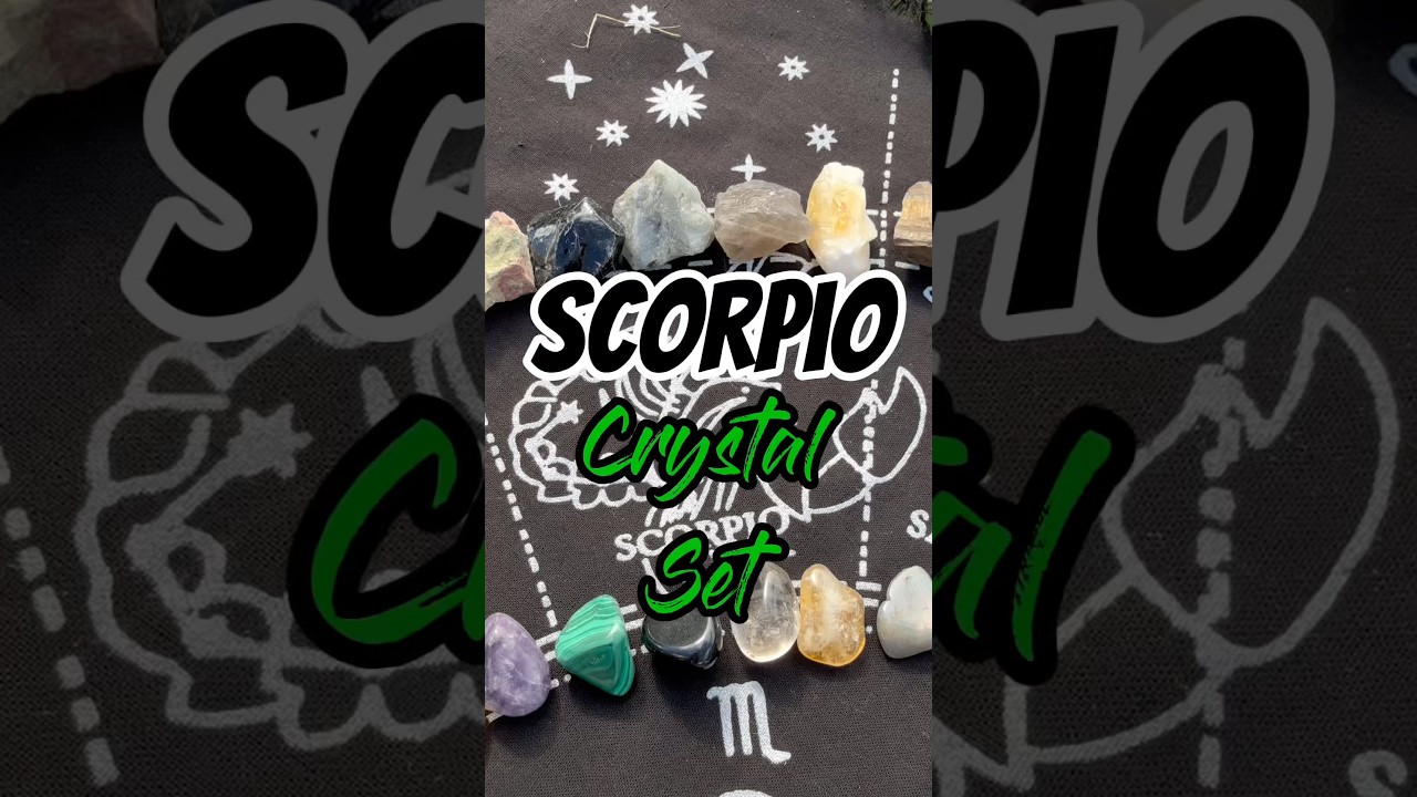 Scorpio Crystals ♏✨
