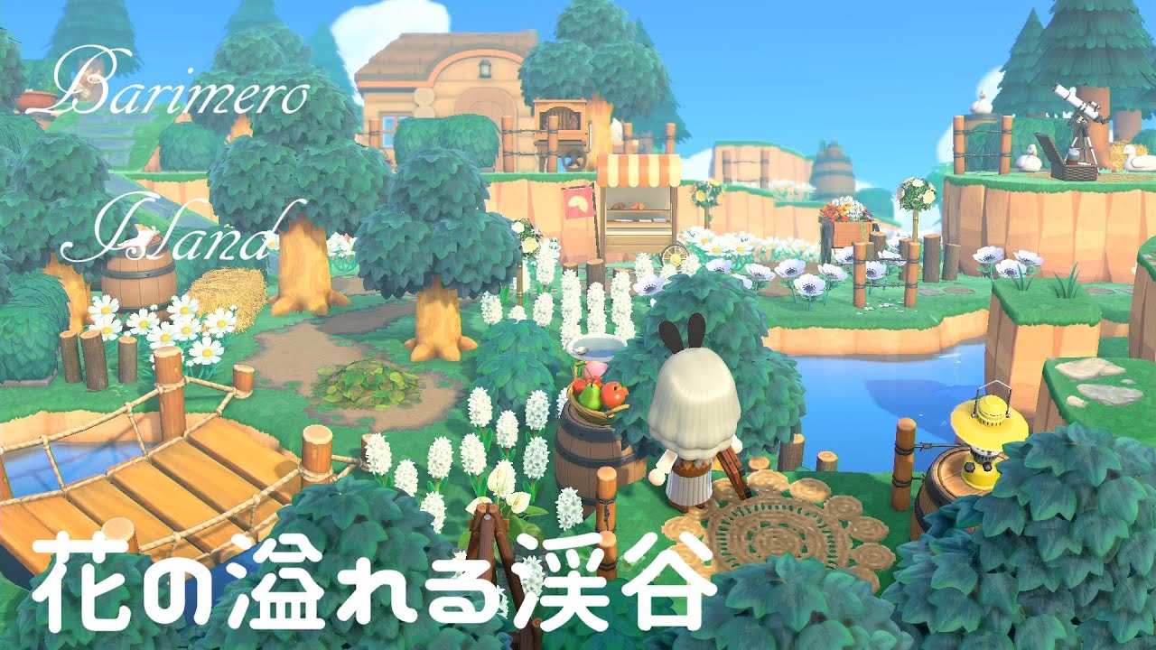 あつ森 9 海外の田舎町をイメージした 家3軒を使う住宅街をつくる あつまれどうぶつの森 Acnh Youtube
