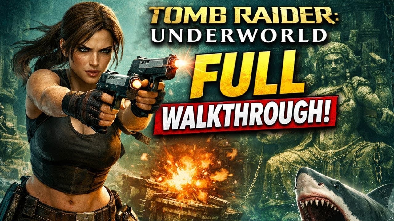 The Path to Avalon - Tomb Raider: Underworld (PS3, XBOX 360, PC) Walkthrough