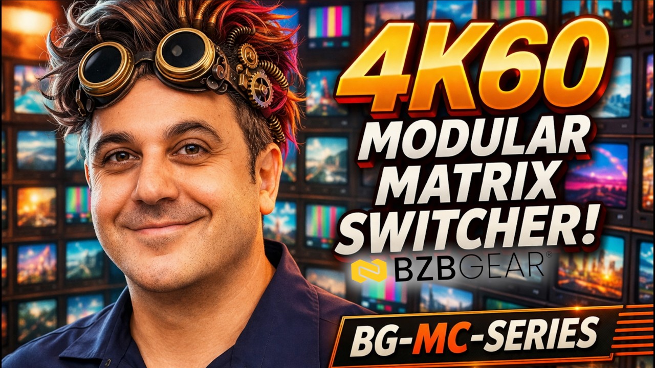 4K60 Modular Matrix Switcher | BG-MC-Series AV Routing & Video Wall & Control System