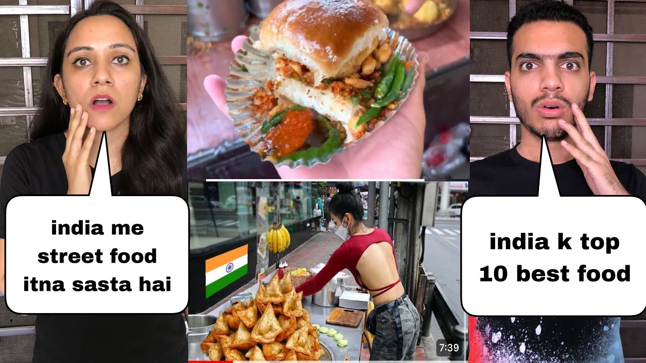Top 10 Indian Cheapest Street Food | Top Indian Street Food | Pakistani Reaction