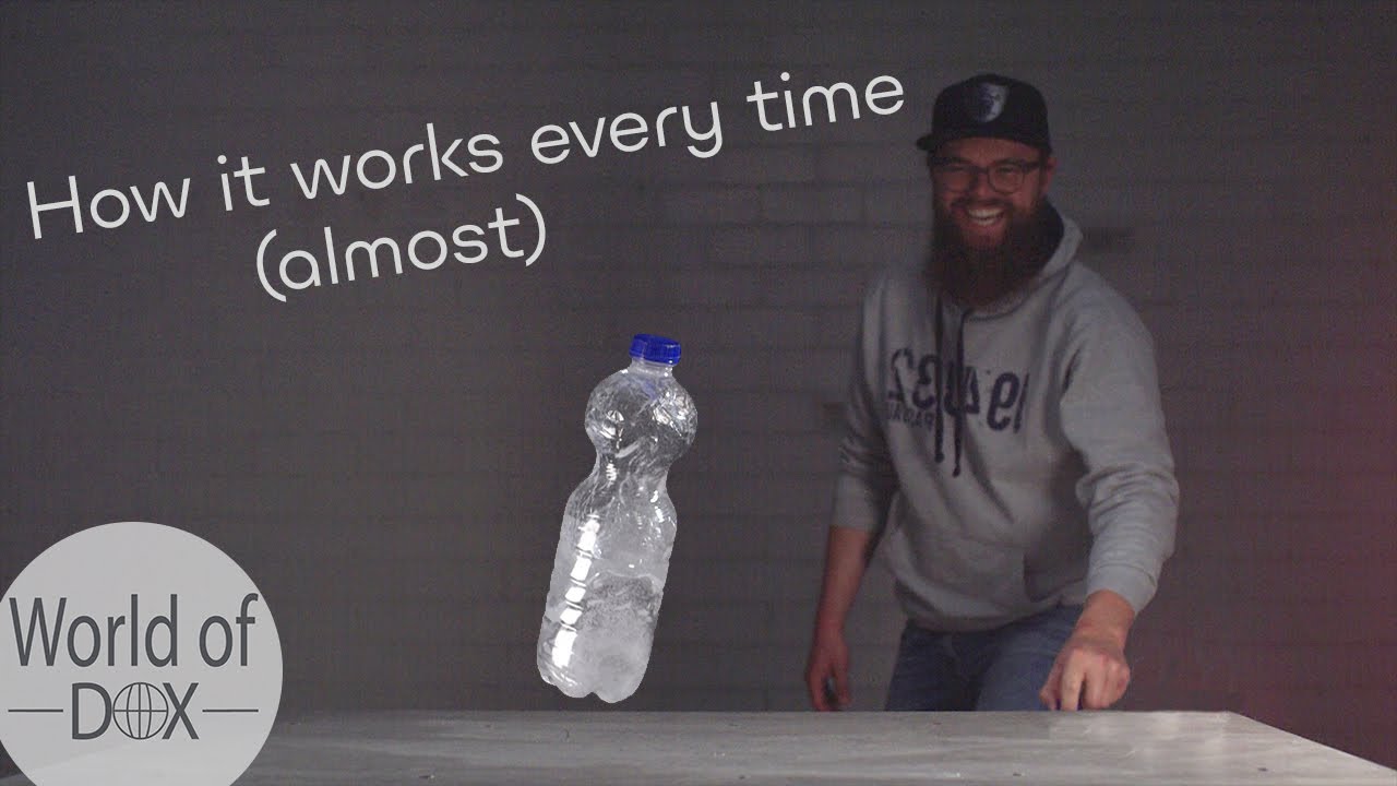 Bottle Flip Tik Tok Life Hack How it works every time World of Dox