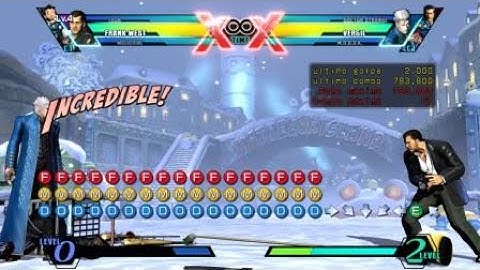 UMvC3 Wolverine DHC into Frank lvl 4 combo concept