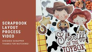Two Page Scrapbook Layout Process Video//Adventure and Beyond Collection//Keep It Simple Paper