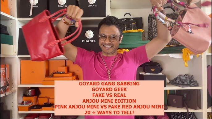 Goyard Gang - Real Vs Fake Anjou - 20+ ways to tell a Real vs Fake Goyard  Anjou Tote 
