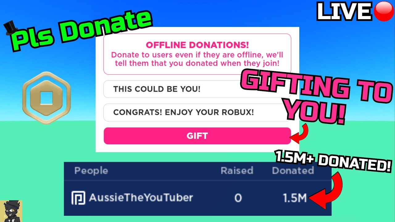 JUST CODES 💸 PLS I'll DONATE ＄10 Robux to you!