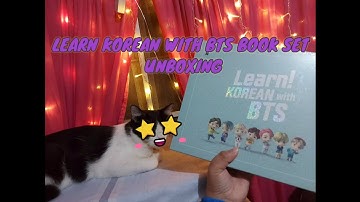 LEARN KOREAN WITH BTS BOOK SET UNBOXING