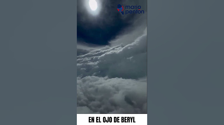 Aviones cazadores de huracanes vuelan a través del huracán #Beryl