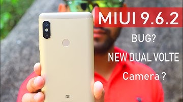 Redmi Note 5 Pro  - Miui 9.6.2 # Battery #Gaming#Camera#bug