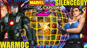 MvC2 Mvci Umvc3 SILENCEGUY vs WARMOC pt 3