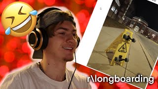 Reacting to longboarding and skateboarding on REDDIT! #1