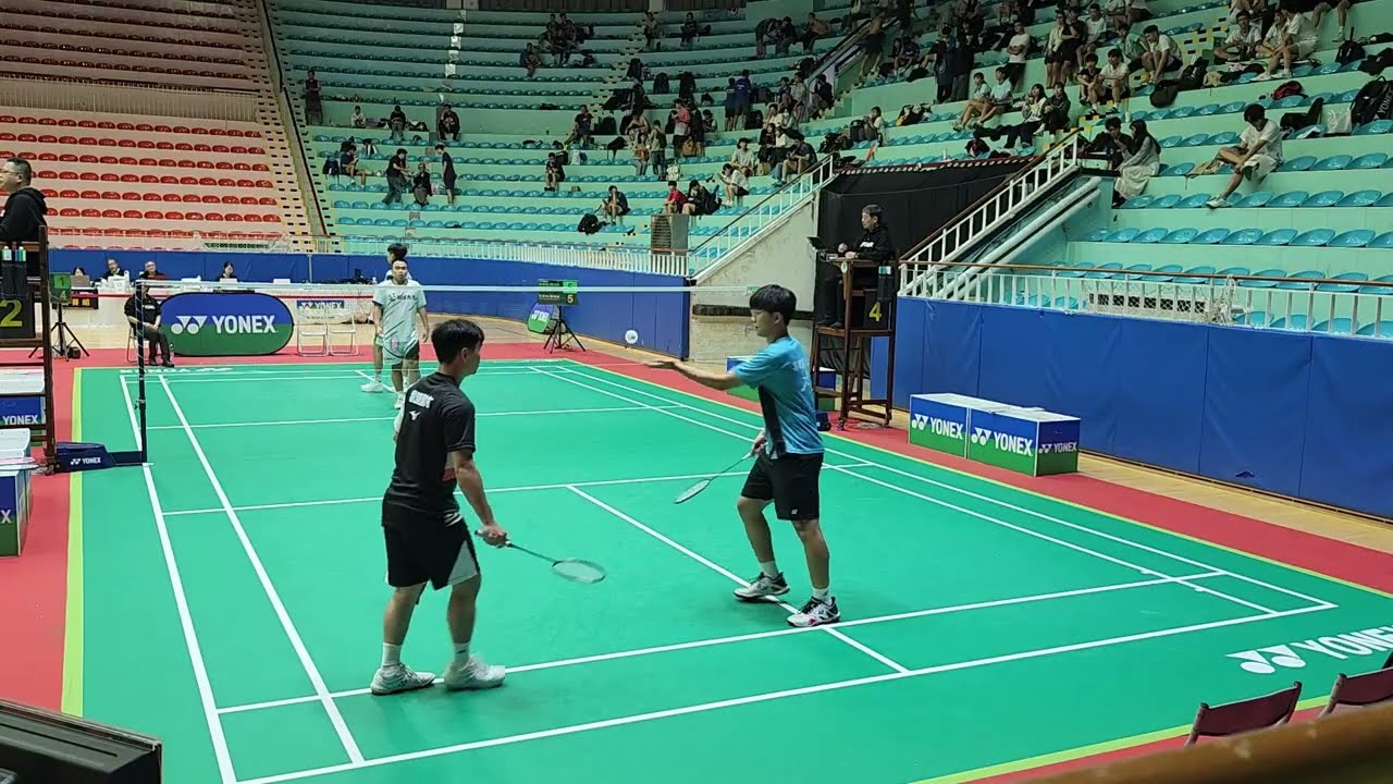 2025王者之志全國羽球錦標賽 大專男雙4強 黑武士明新科大 李振瑋蔡秉諺 vs 燙手山芋 黃祿祐羅山喻