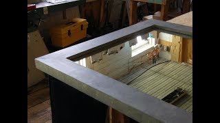 Zinc Mirror Build New Metal Working Technique Soldered Miter Joint