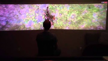 Borderlands 2 Eyefinity projection widescreen (18 ft)