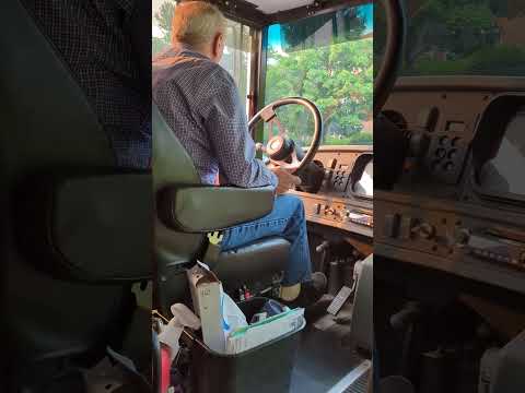 Bus driver on