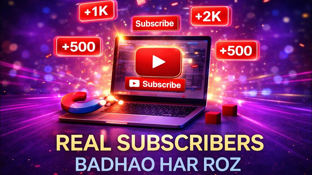 YouTube Par Real Subscribers Badhao | Fake Nahi 100% Genuine Growth |