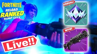 🔴LIVE-FORTNITE RELOAD ZERO-BUILDS RANKED!!!