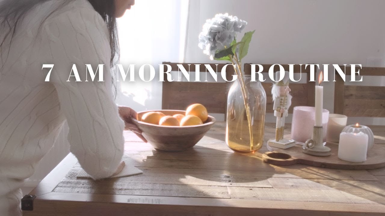 7 AM Spring Morning Routine│ Slow Start│Healthy Breakfast│Daily Rituals ...