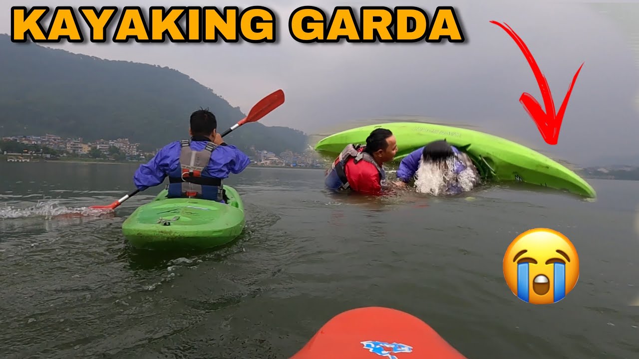 KAYAKING Garda Yasto samma vayo 😭@ Himalayan Kayak School Lakeside Khahare