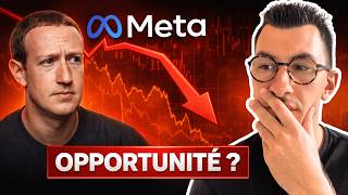 META CHUTE EN BOURSE : 10 Milliards dans l’IA… Opportunité ou Piège ?