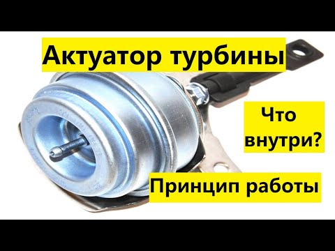 Клапан турбины (актуатор). Принцип работы. Что внутри?