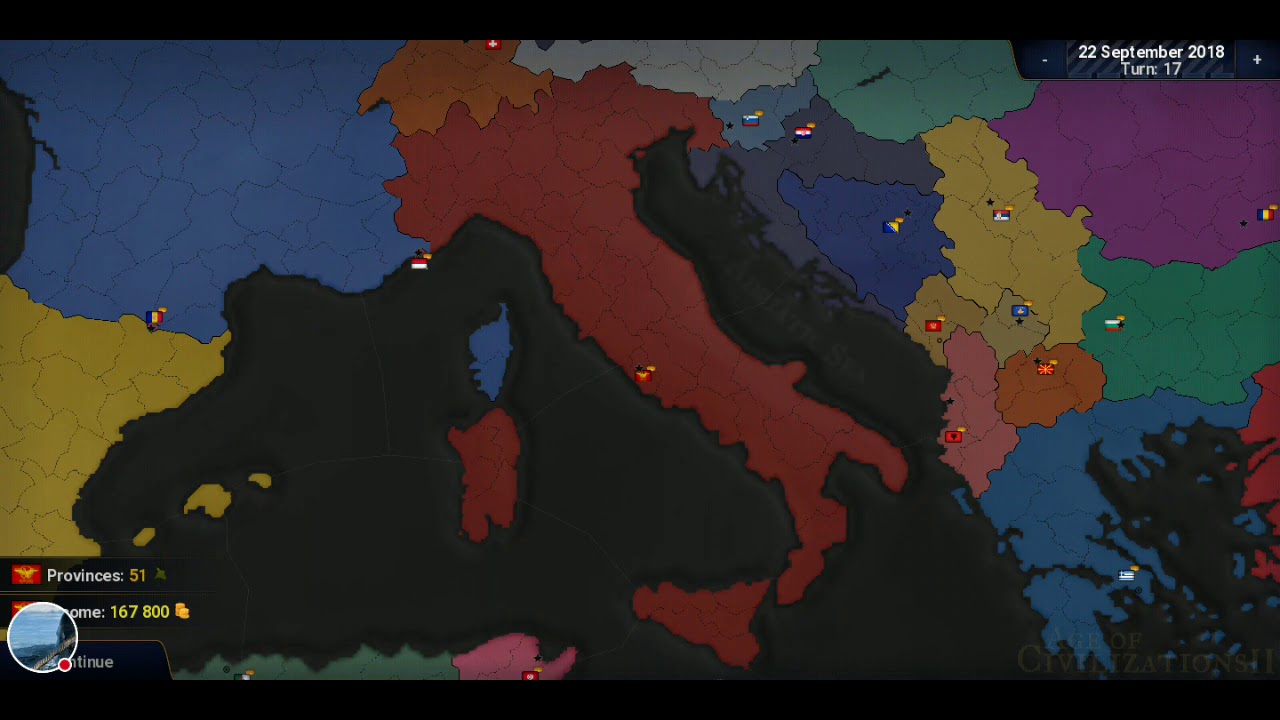 Aoc 2 timelapse Forming Rome - Age of Civilizations 2 - YouTube
