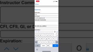Signing flights using a smartphone or tablet screenshot 5