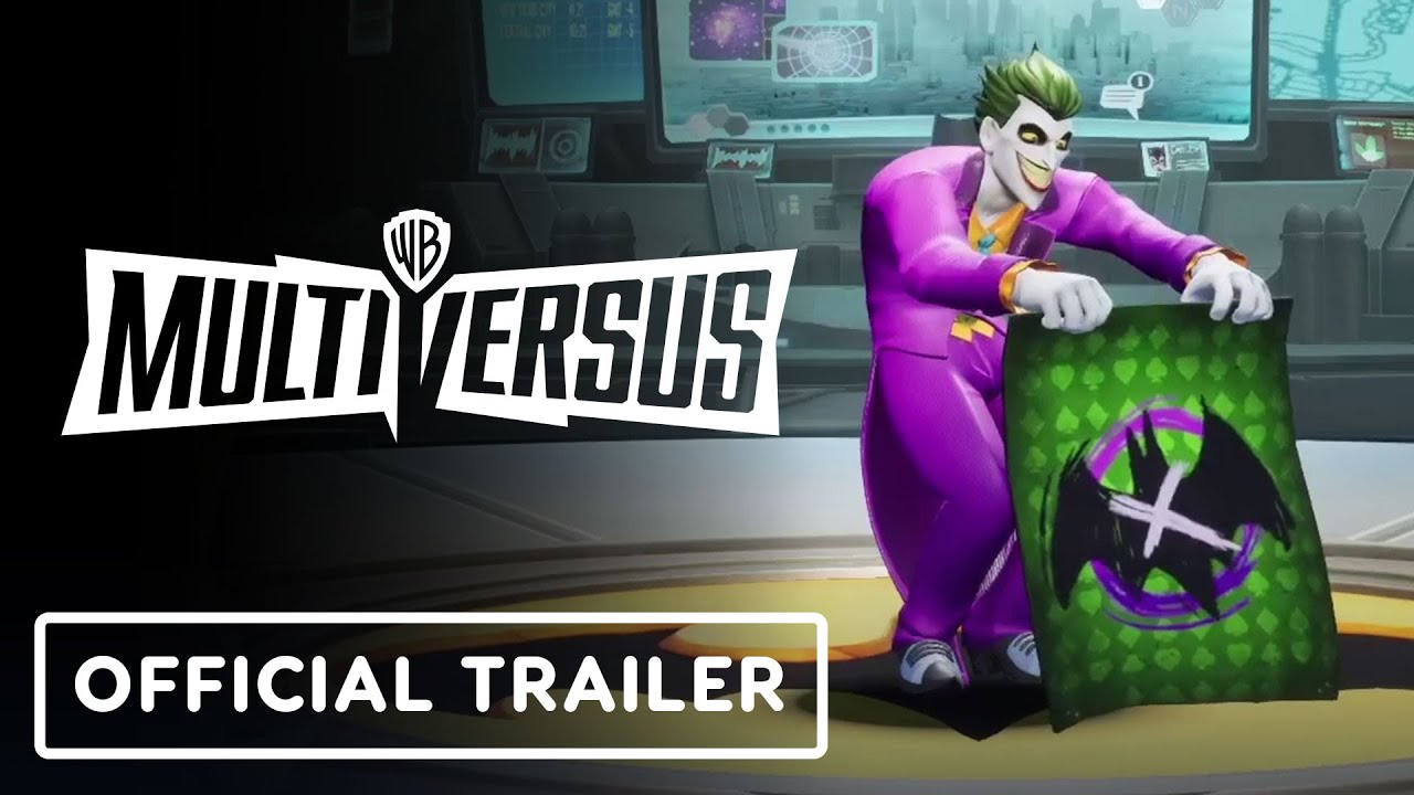 ⁣MultiVersus - Official The Joker: Fighter Move Sets Trailer