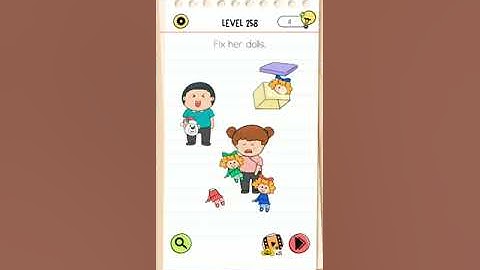 Brain test All-Star level 258 walkthrough solution