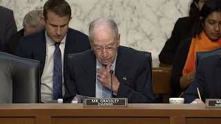 Grassley Opens Executive Business Meeting to Consider Nominations, STOP CSAM Act