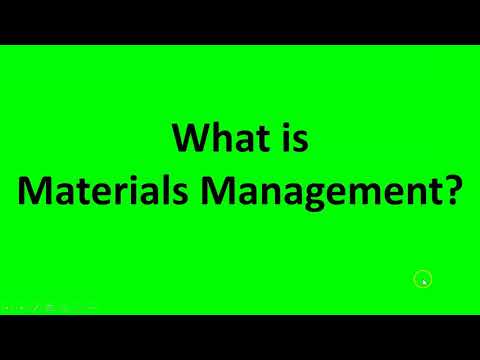 What is Materials