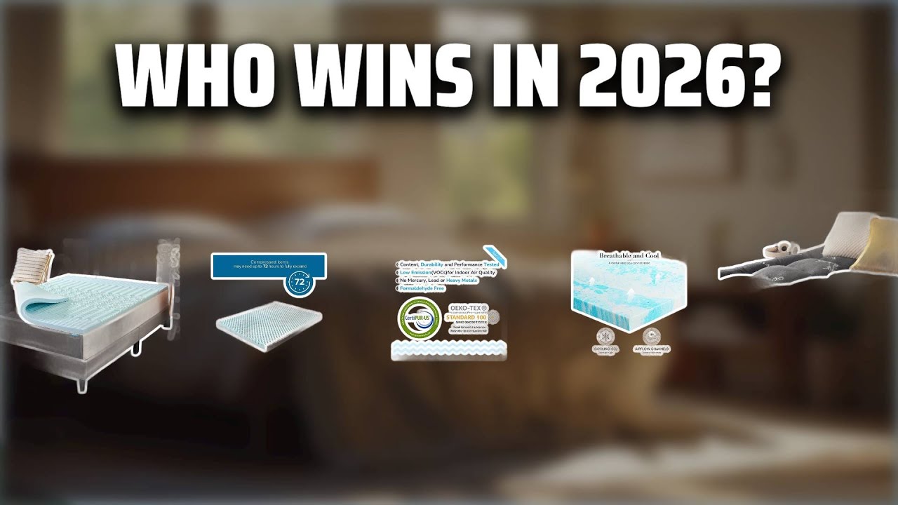 The Top 5 Best Mattress Topper in 2026 - Must Watch Before Buying!