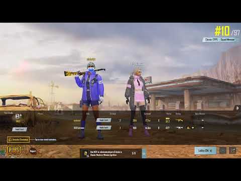 PUBGM: დუო სქუადზე  მე და  #YIRMIZA