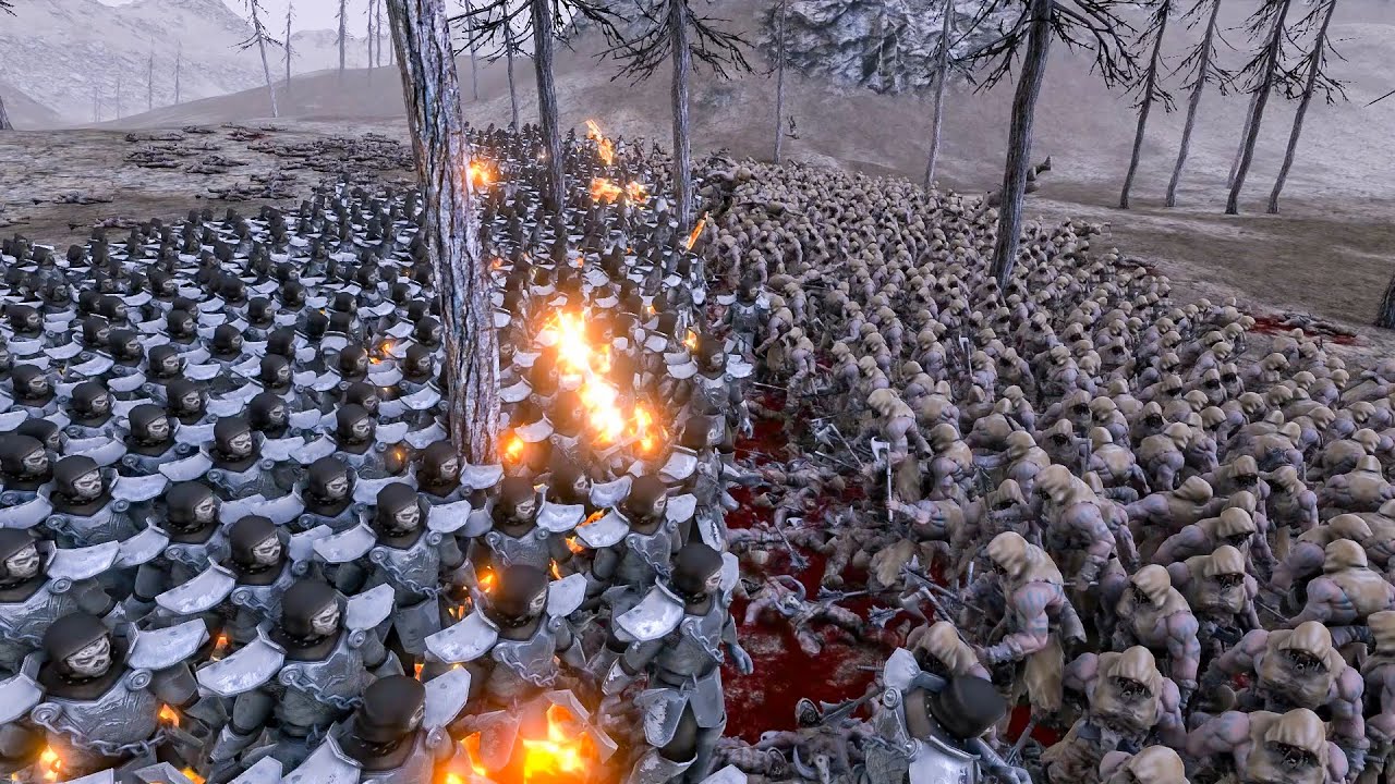 UEBS 2022 - 19 000 Wild Mans VS 5 000 Soul Tyrants - UEBS 2 - ULTIMATE EPIC BATTLE SIMULATOR 2