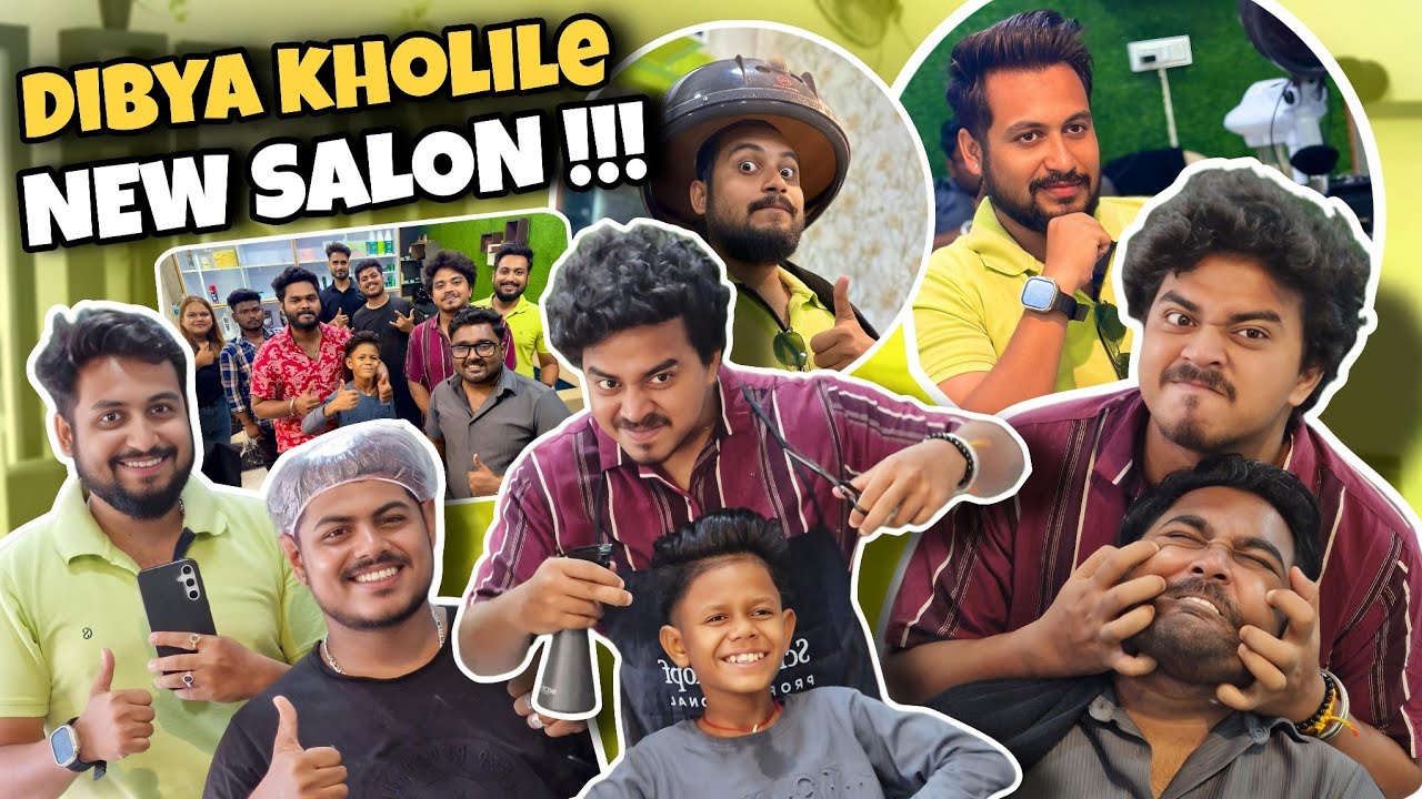 ଦିବ୍ୟ ଖୋଲିଲେ ନୂଆ Salon,ଗ୍ରାହକ ହେଲେ ହଟହଟା|Khordha Toka|Funny Anugulia|Mr Dhenkanalia|Subham Romy Vlog