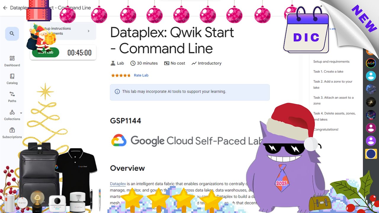 ⬛︎ woaiwojiaeditor ⬛︎ Dataplex: Qwik Start - Command Line #2025 | #GSP1144 |#qwiklabs