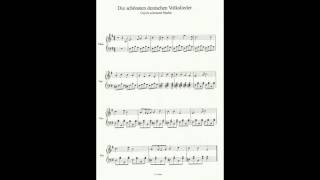 Vignette de la vidéo "Wir sind des Geyers schwarzer Haufen + Noten (Piano Version)"