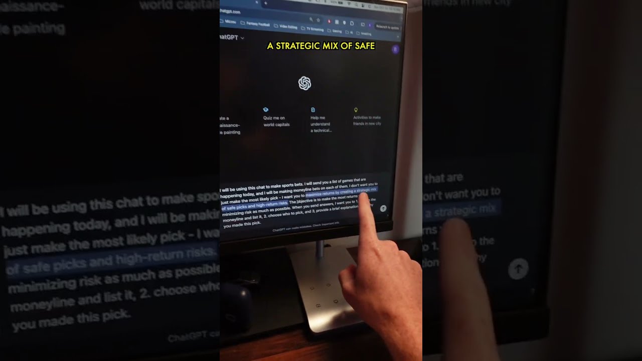 Sports Betting With ChatGPT 