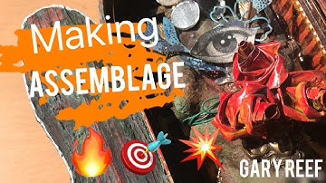 Assemblage update April 2018 Found Objects Rusty symbolic sculptures