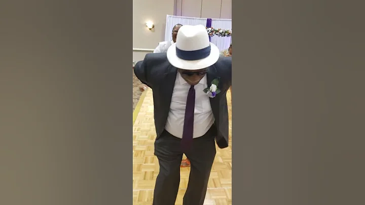 My brother Akin (71 years) dancing at Krissy's wed...