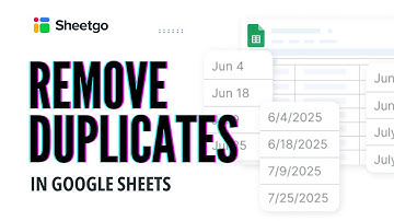 Remove duplicates in Google Sheets with Sheetgo
